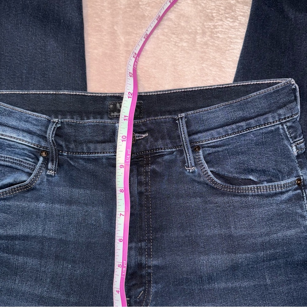 Mother the stunner zip two step fray high rise Jean size 30/L28 - Picture 14 of 16